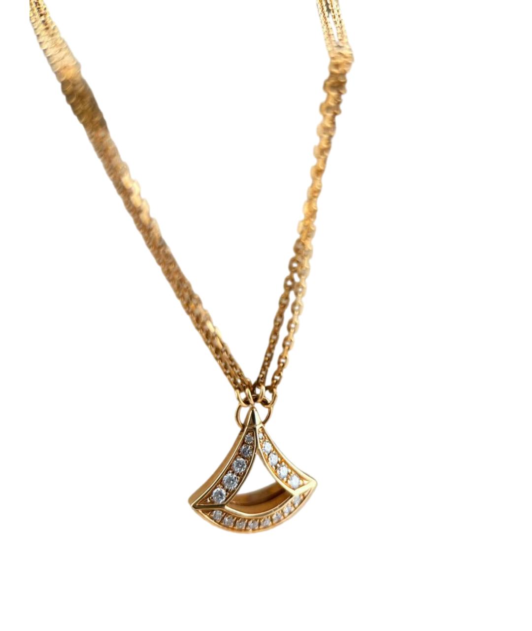 BVLGARI Золотая подвеска из розового золота, фото 1
