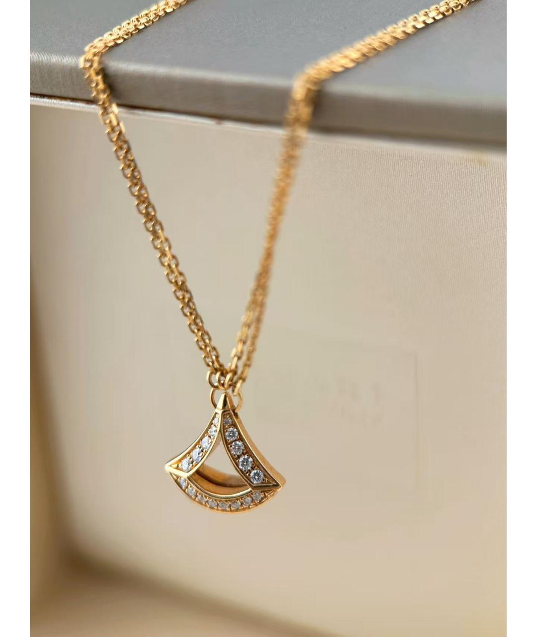 BVLGARI Золотая подвеска из розового золота, фото 4