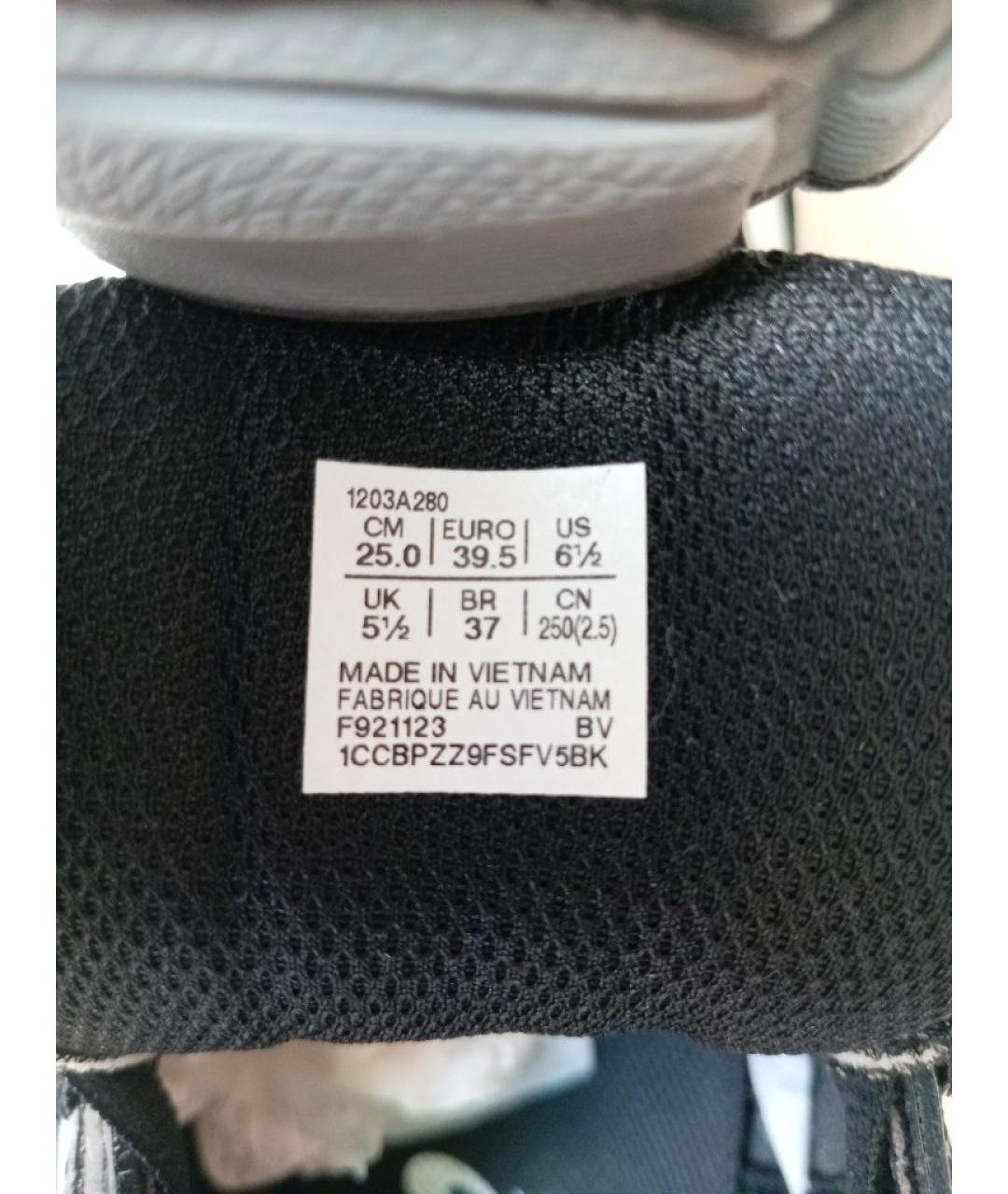ASICS Черные кожаные кроссовки, фото 8