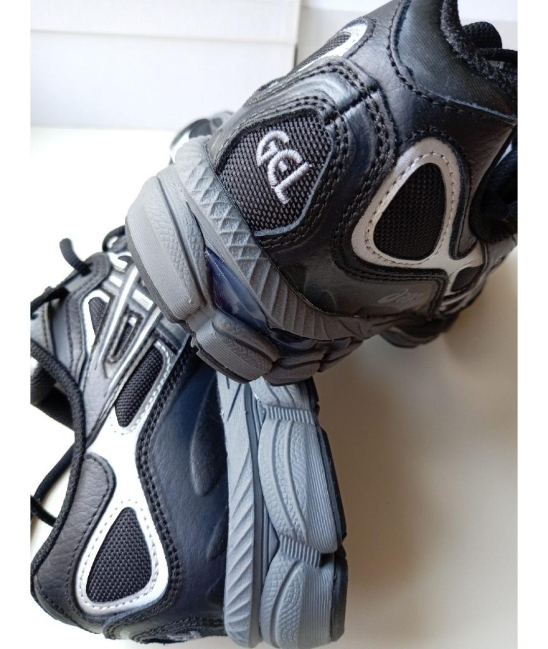 ASICS Черные кожаные кроссовки, фото 9
