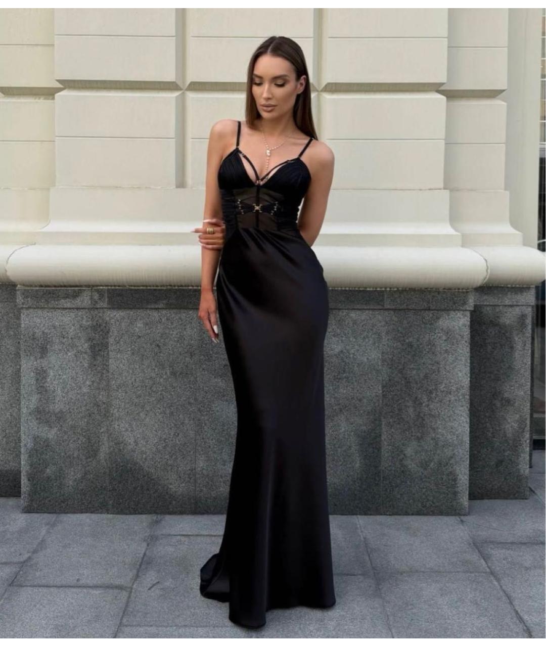 ELISABETTA FRANCHI Черное вечернее платье, фото 5