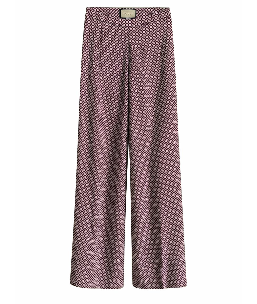 STELLA MCCARTNEY Мульти шелковые брюки широкие, фото 1