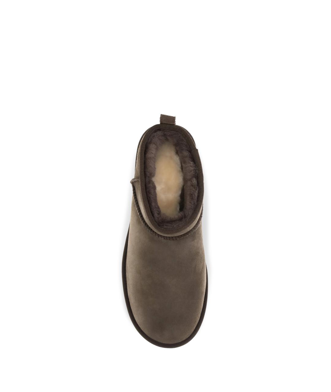 UGG Коричневые кожаные низкие ботинки, фото 4