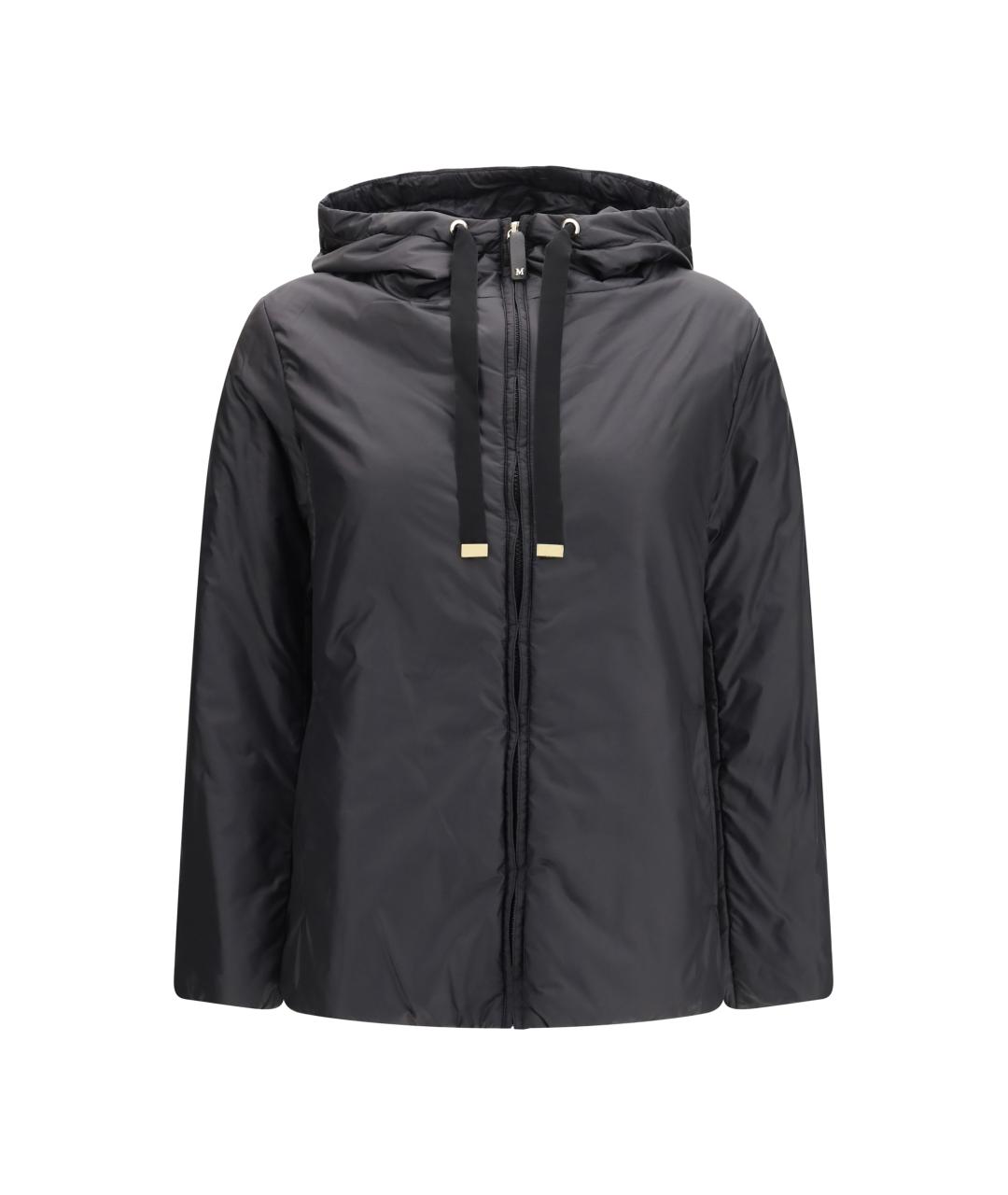MAX MARA Черная синтетическая куртка, фото 1