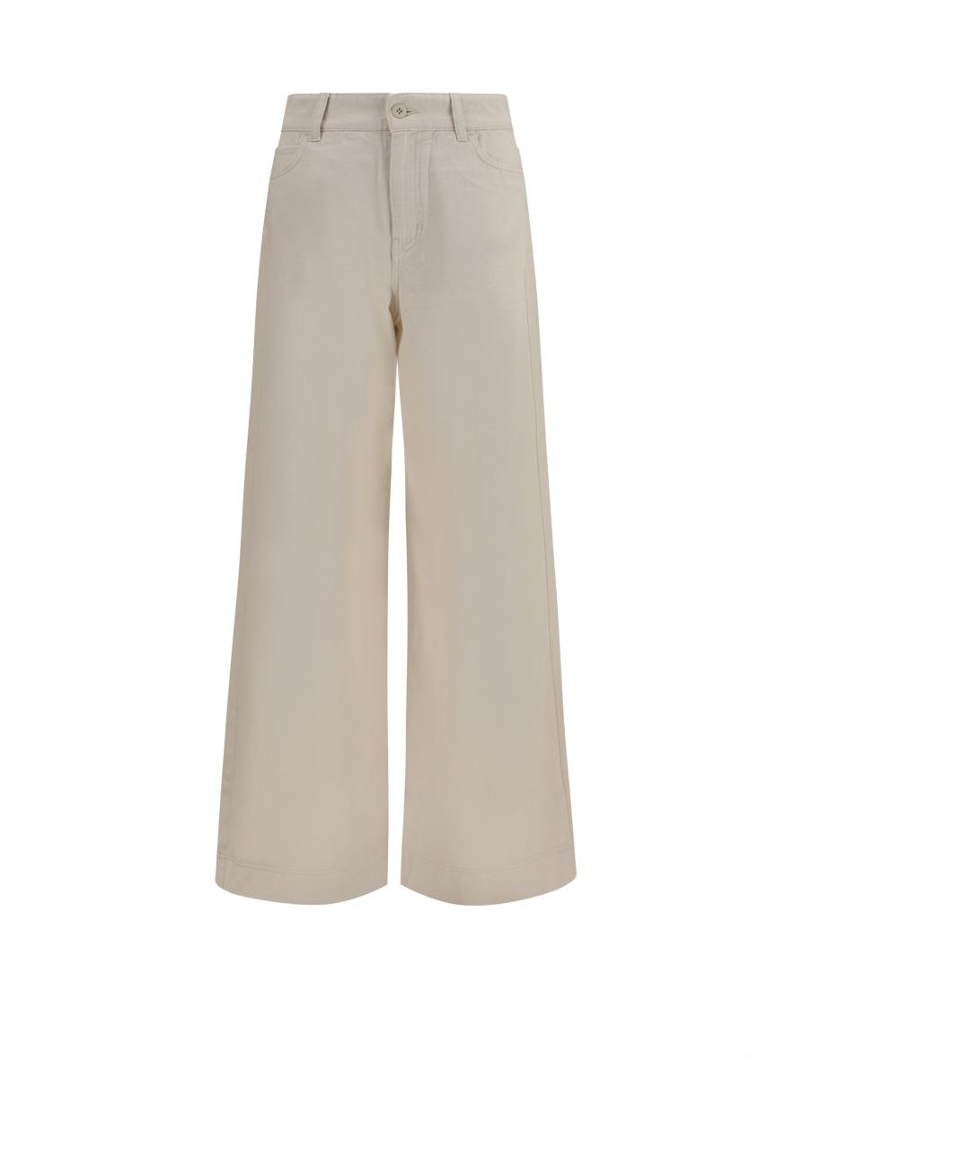 WEEKEND MAX MARA Мульти хлопковые прямые джинсы, фото 4
