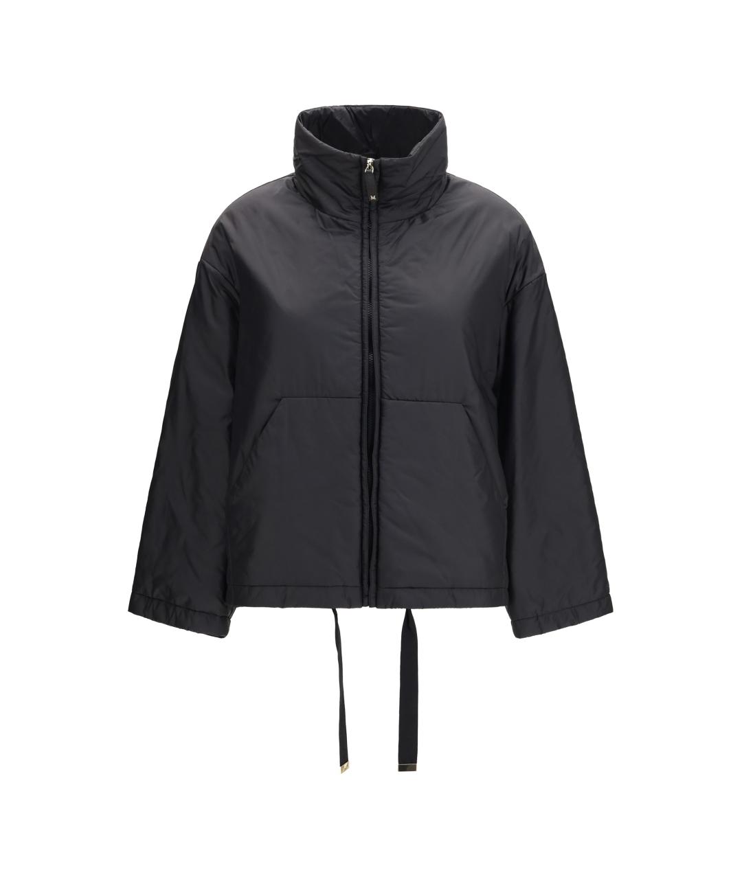 MAX MARA Черная полиэстеровая куртка, фото 1