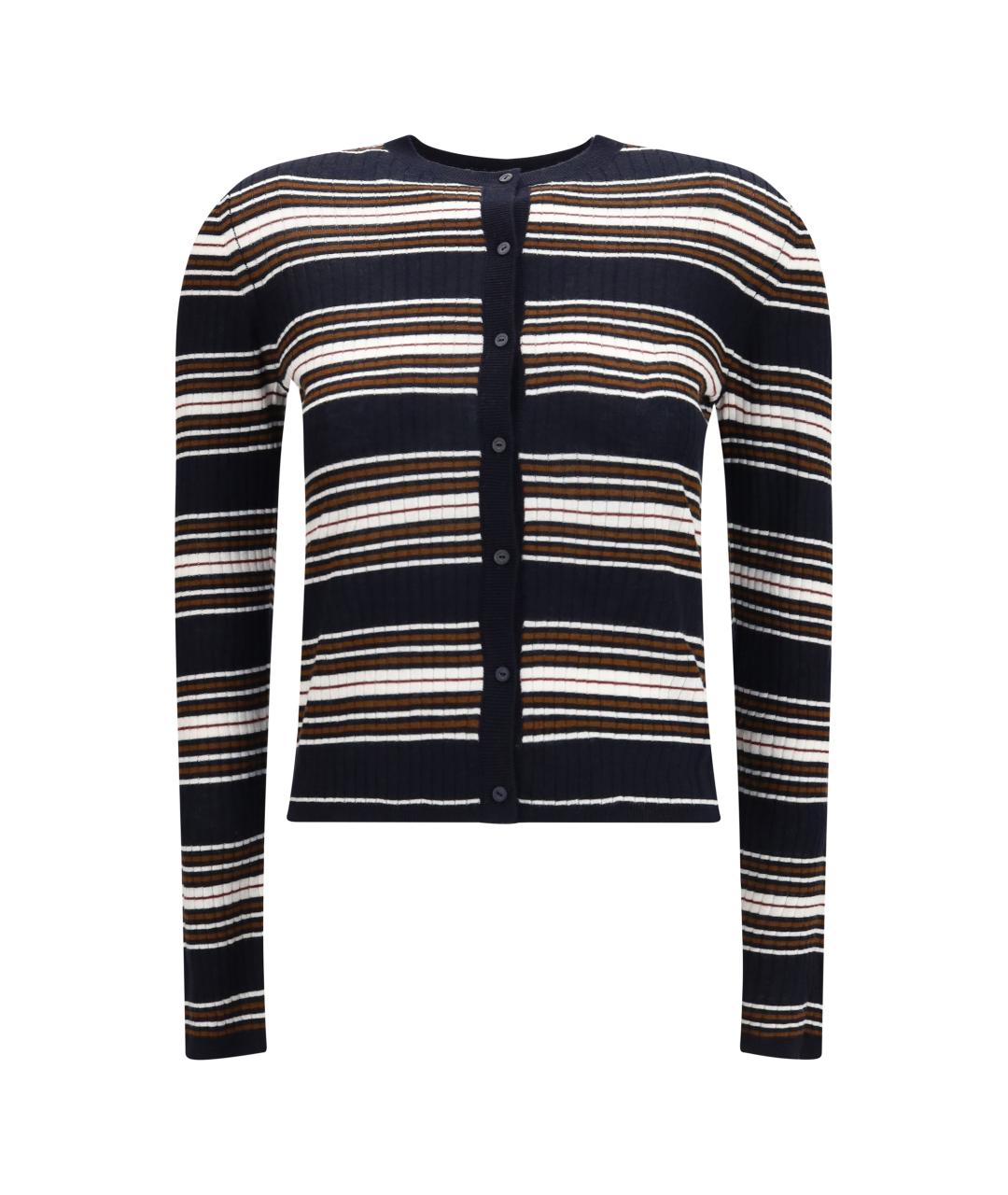 MAX MARA STUDIO Мульти шелковый кардиган, фото 1