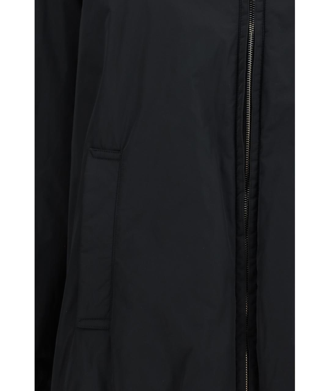 MAX MARA Черная полиэстеровая куртка, фото 3