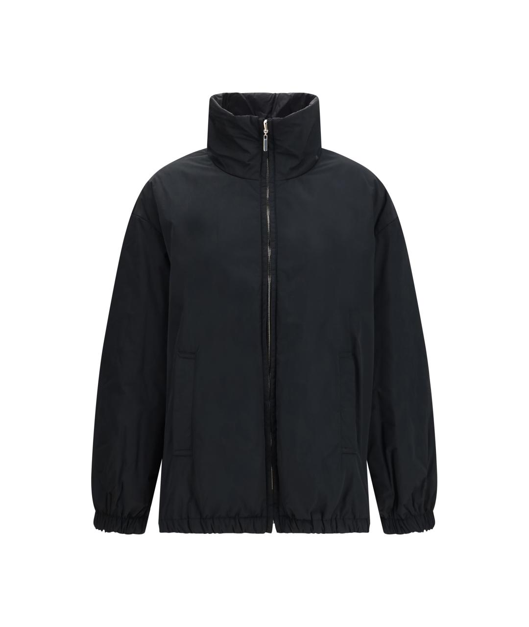 MAX MARA Черная полиэстеровая куртка, фото 1