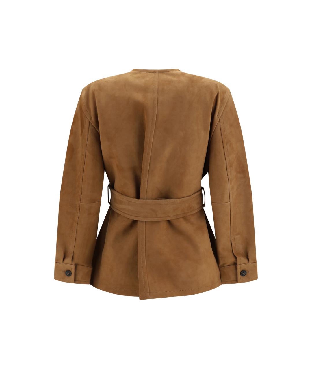MAX MARA STUDIO Бежевая вискозная куртка, фото 2