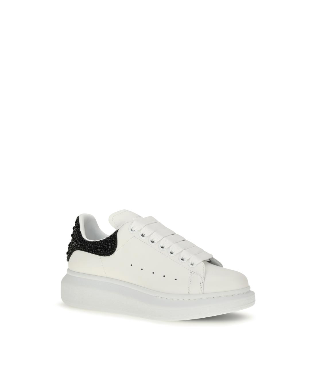ALEXANDER MCQUEEN Белые кожаные кроссовки, фото 2