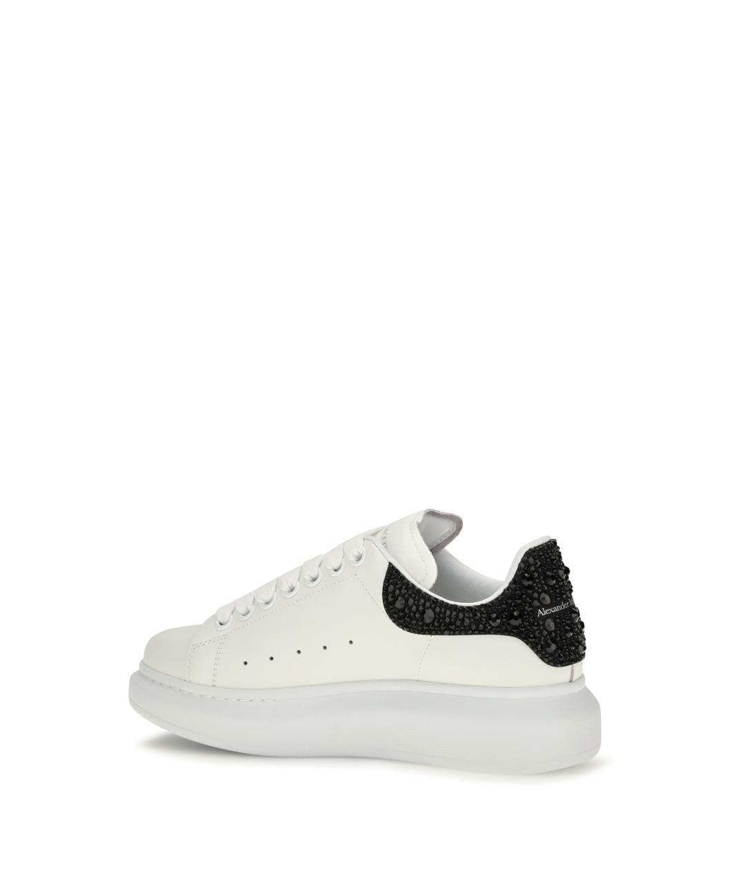 ALEXANDER MCQUEEN Белые кожаные кроссовки, фото 3