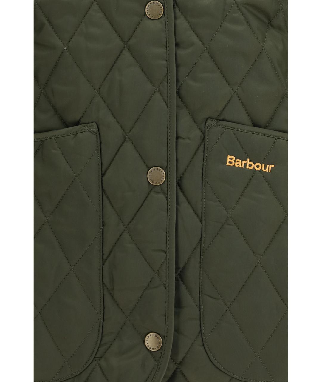 BARBOUR Хаки синтетическая куртка, фото 3