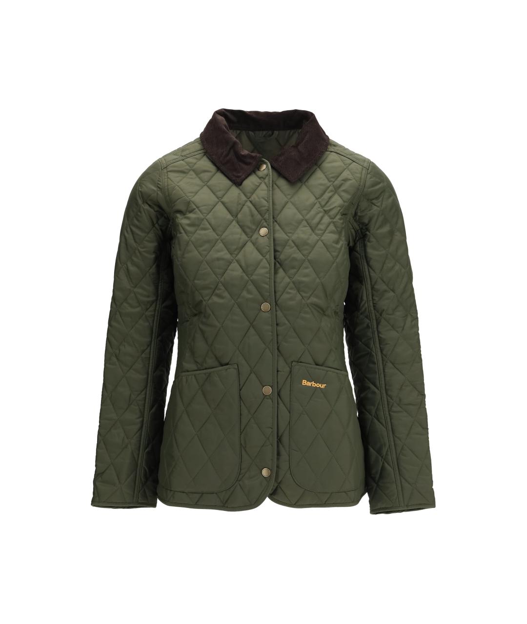 BARBOUR Хаки синтетическая куртка, фото 1