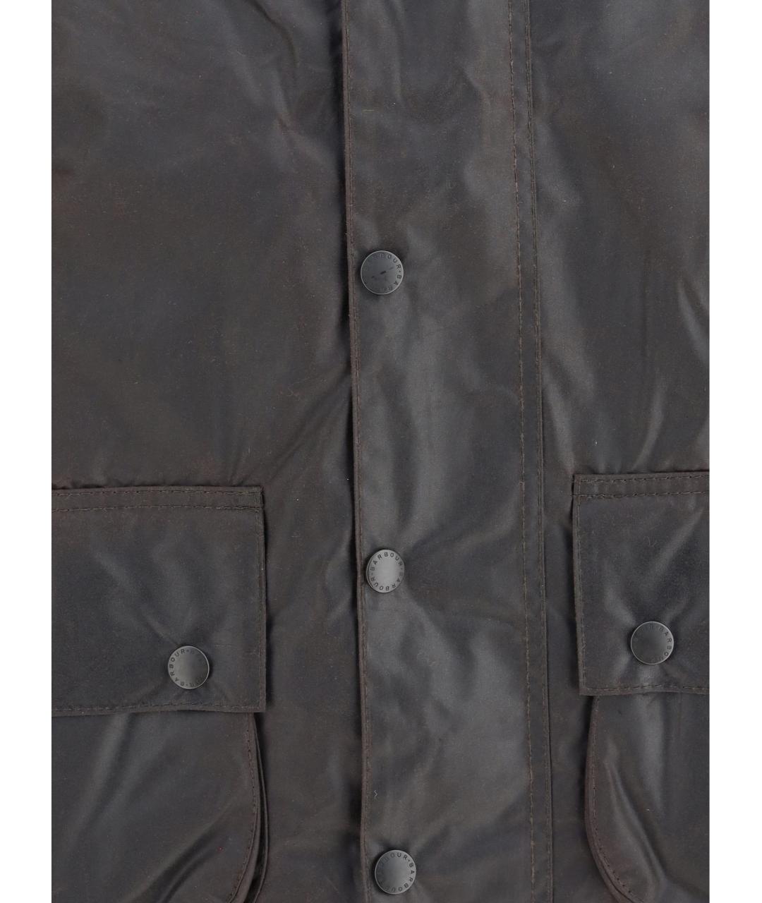 BARBOUR Коричневая хлопковая куртка, фото 3