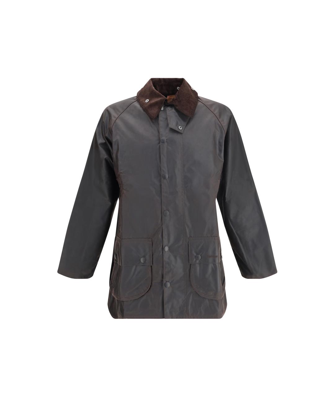 BARBOUR Коричневая хлопковая куртка, фото 1