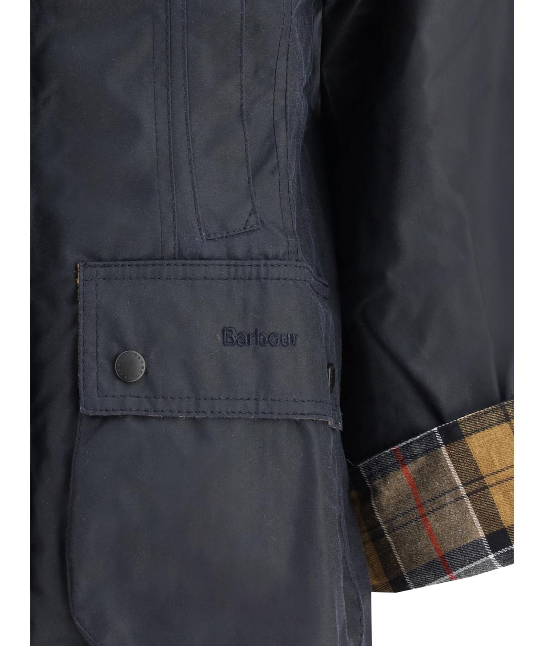 BARBOUR Темно-синяя хлопковая куртка, фото 4
