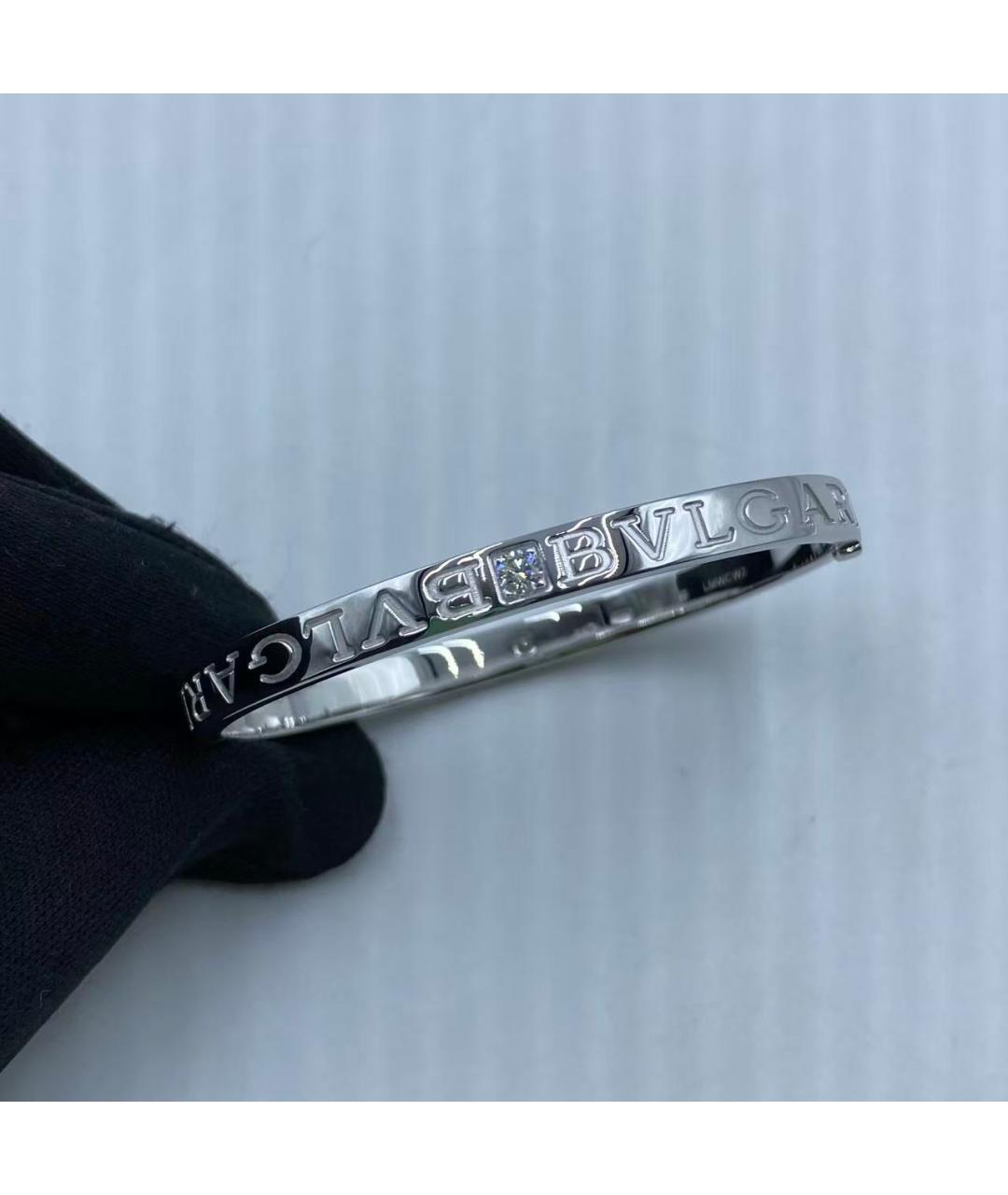 BVLGARI Серебряный браслет из белого золота, фото 2