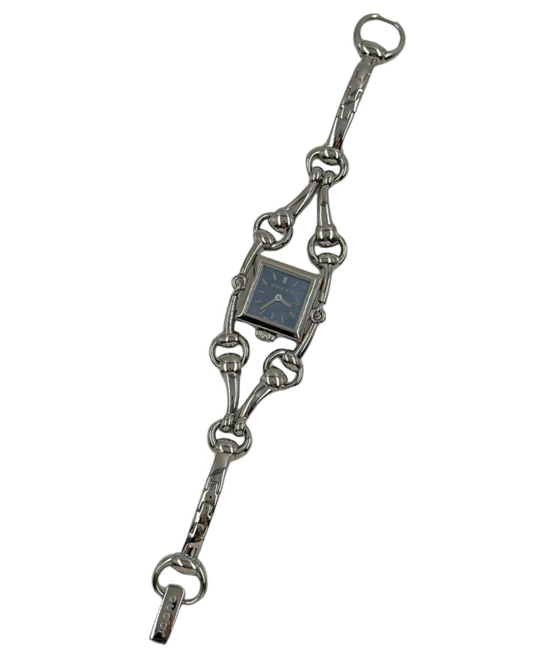 GUCCI Серебряные часы, фото 1