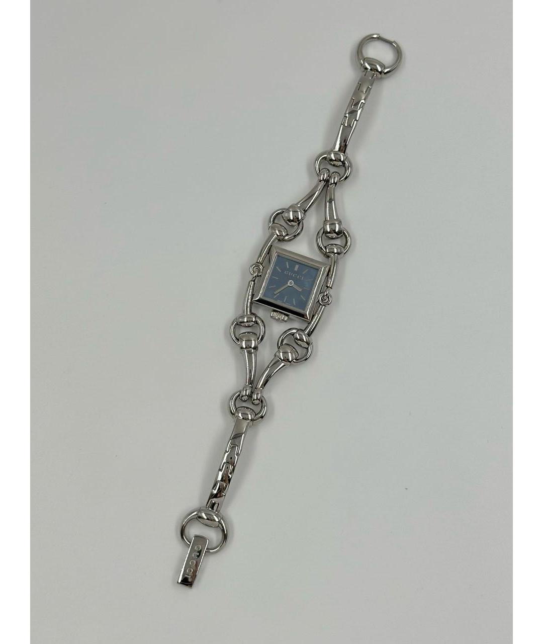 GUCCI Серебряные часы, фото 9