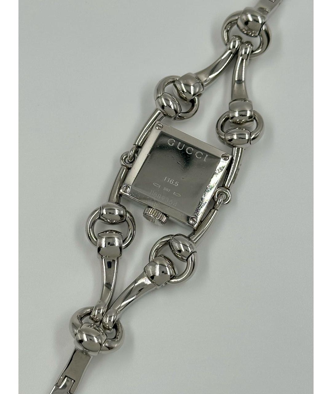 GUCCI Серебряные часы, фото 7