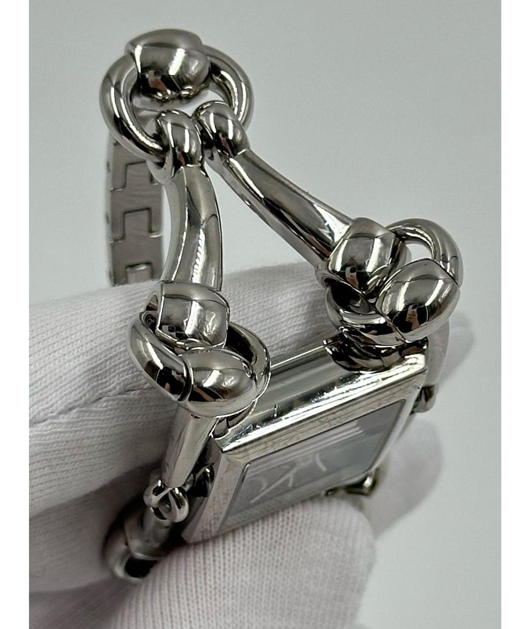 GUCCI Серебряные часы, фото 4