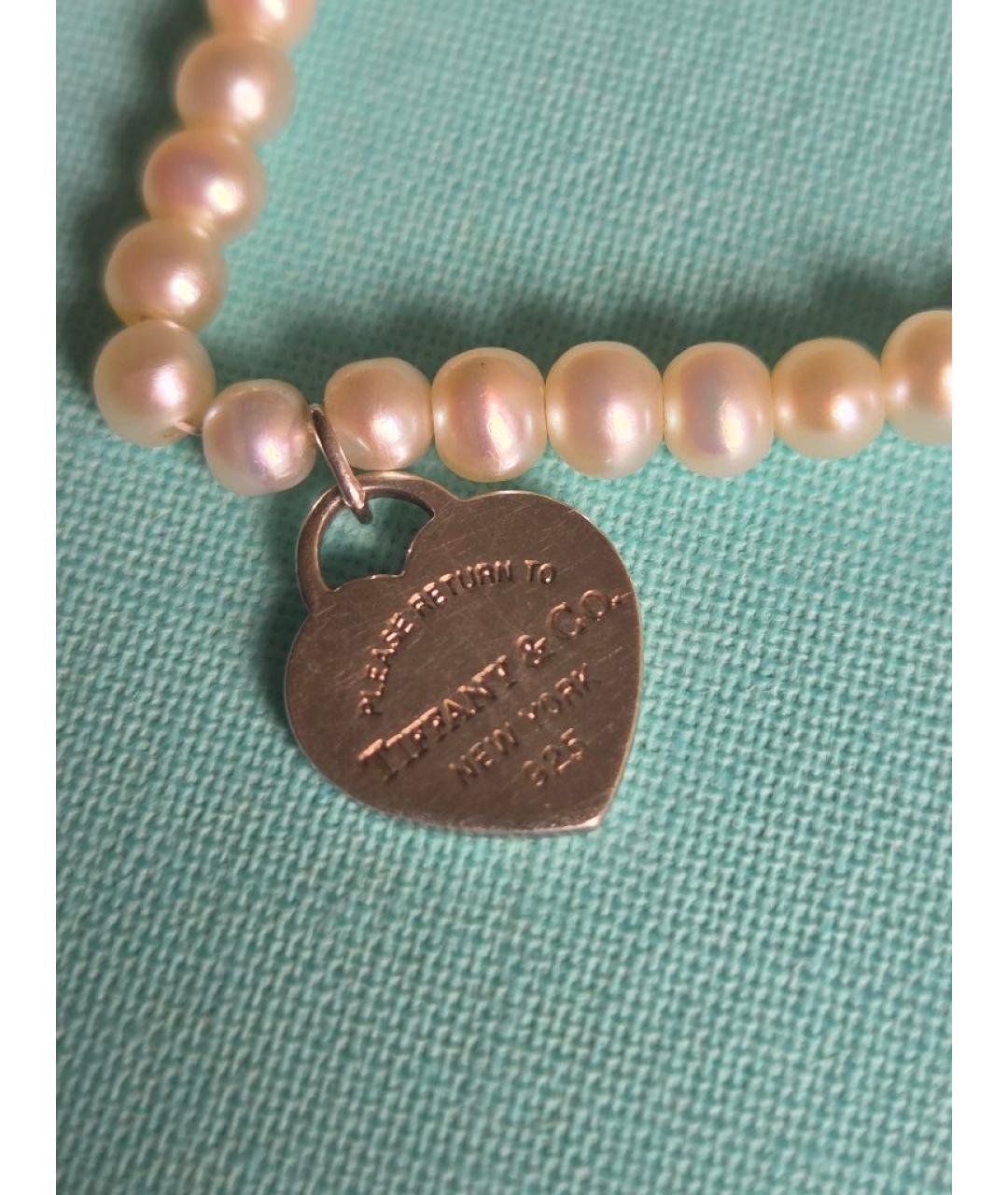 TIFFANY&CO Бежевый серебряный браслет, фото 2