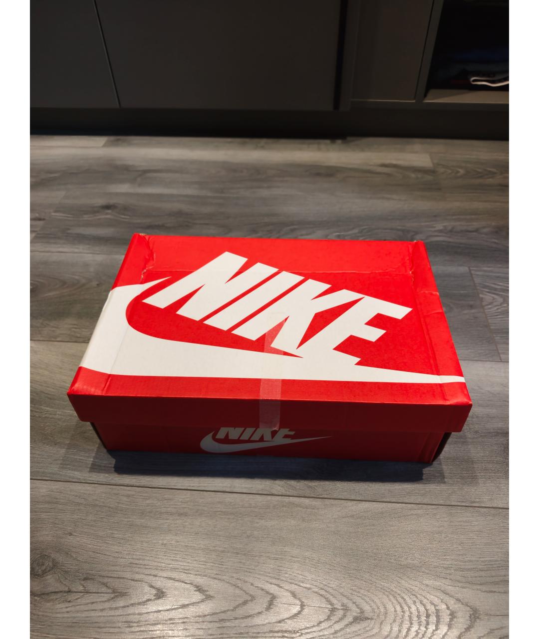 NIKE Черные низкие кроссовки / кеды из искусственной кожи, фото 8