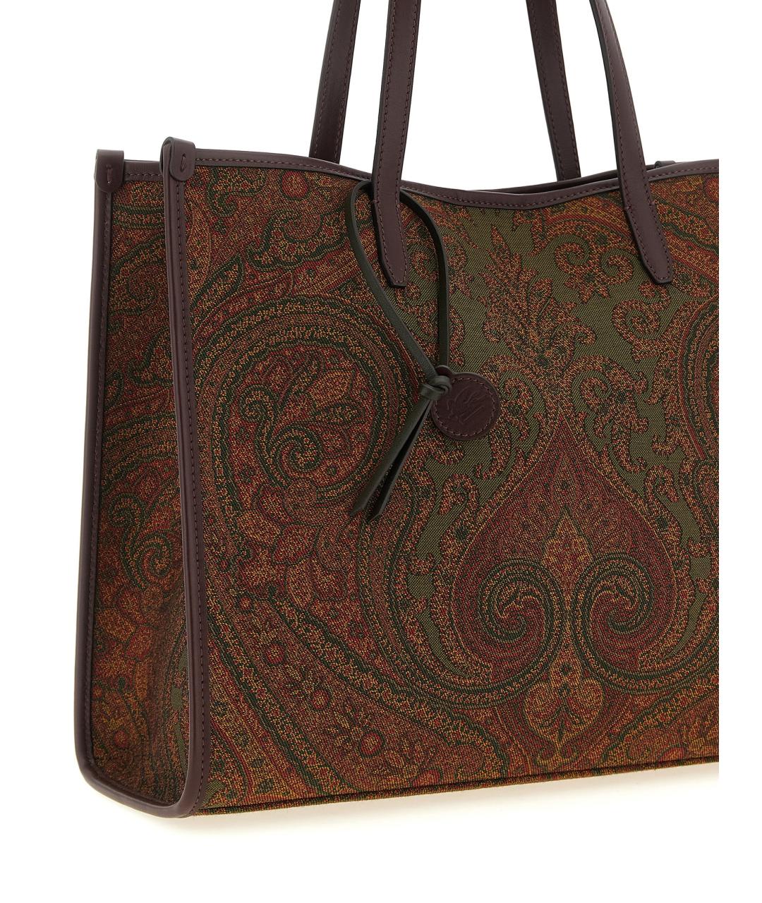 ETRO Мульти жаккардовая сумка тоут, фото 3