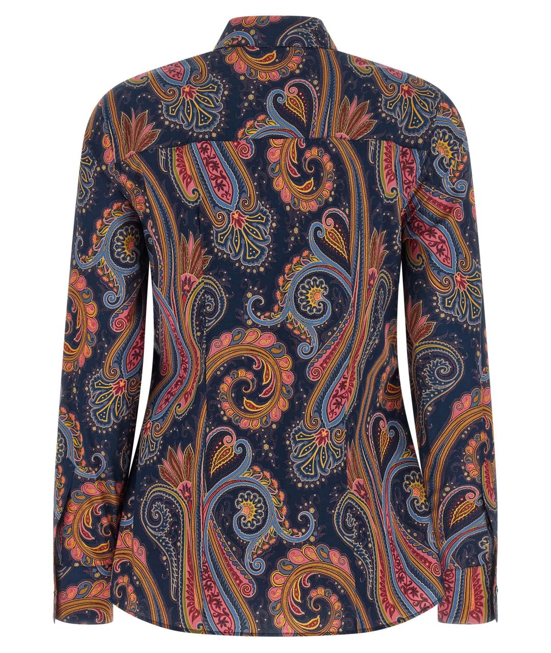 ETRO Синяя хлопковая рубашка, фото 2