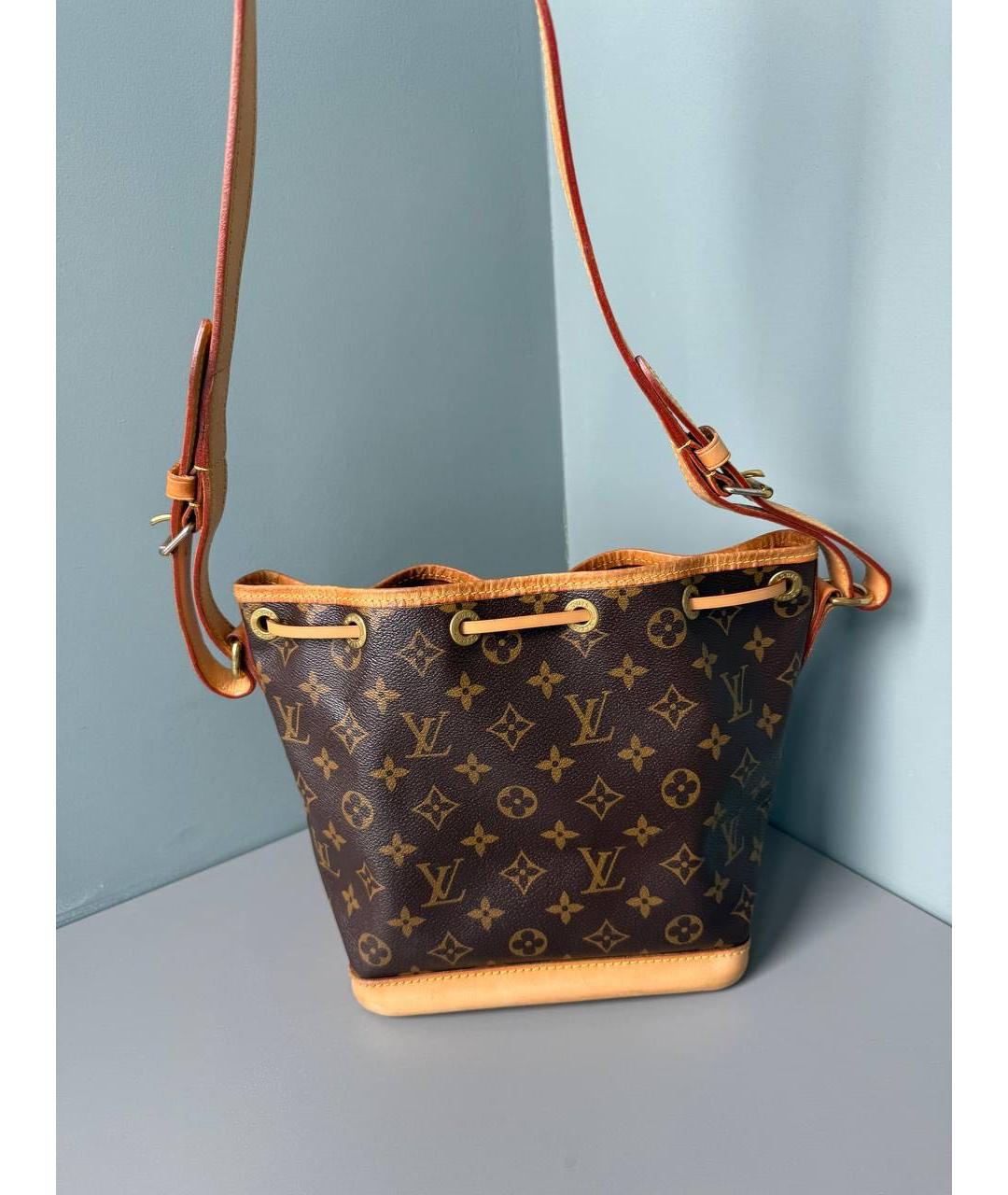 LOUIS VUITTON Коричневая канва сумка через плечо, фото 2