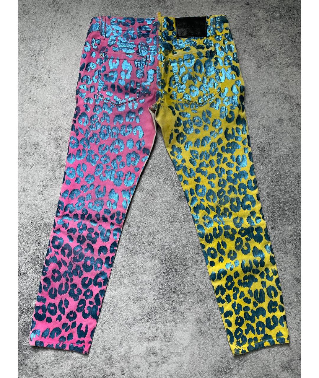 DSQUARED2 Белые хлопко-эластановые джинсы слим, фото 2