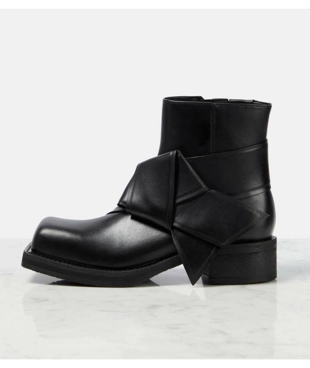 ACNE STUDIOS Черные кожаные ботинки, фото 9