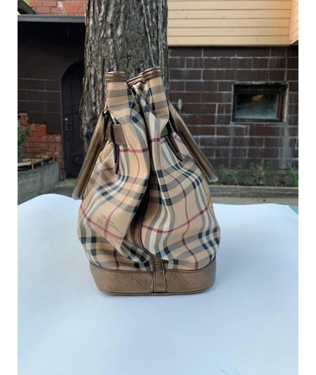 BURBERRY Бежевая сумка тоут, фото 3