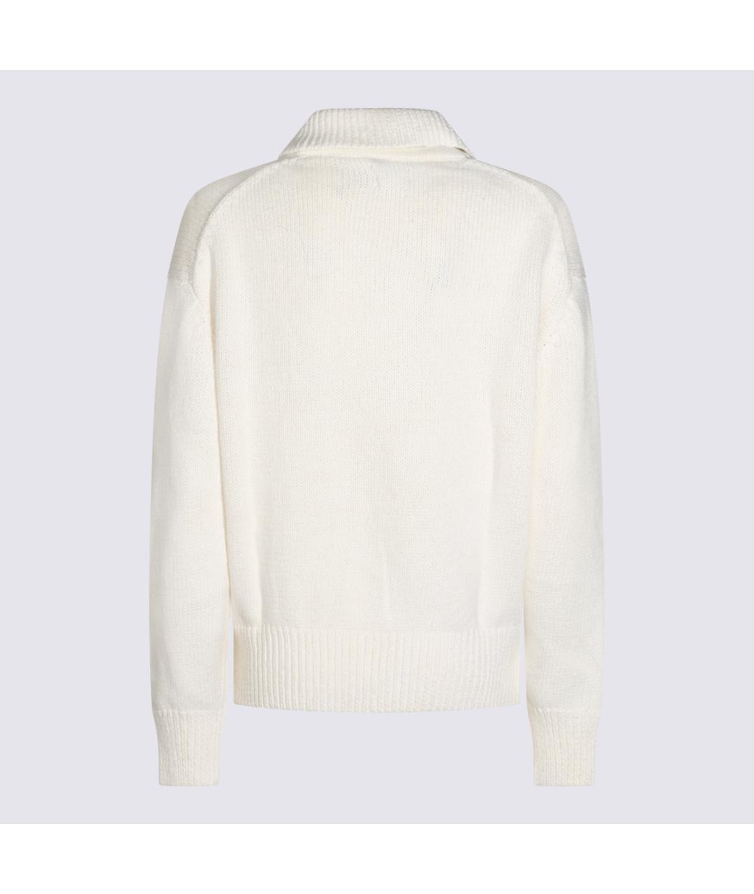 POLO RALPH LAUREN Бежевый хлопковый джемпер / свитер, фото 2