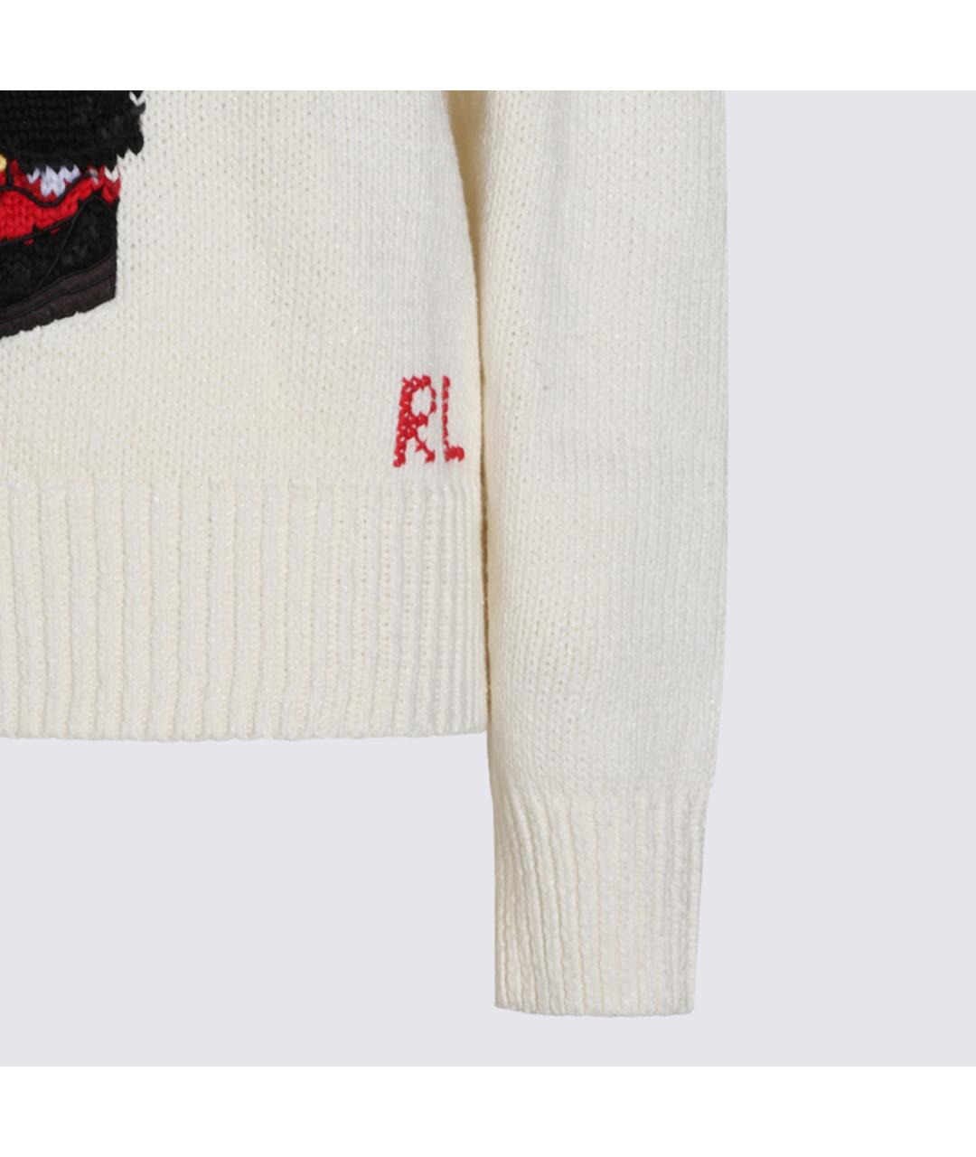 POLO RALPH LAUREN Бежевый хлопковый джемпер / свитер, фото 4
