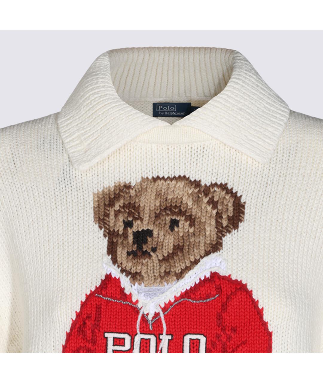 POLO RALPH LAUREN Бежевый хлопковый джемпер / свитер, фото 3