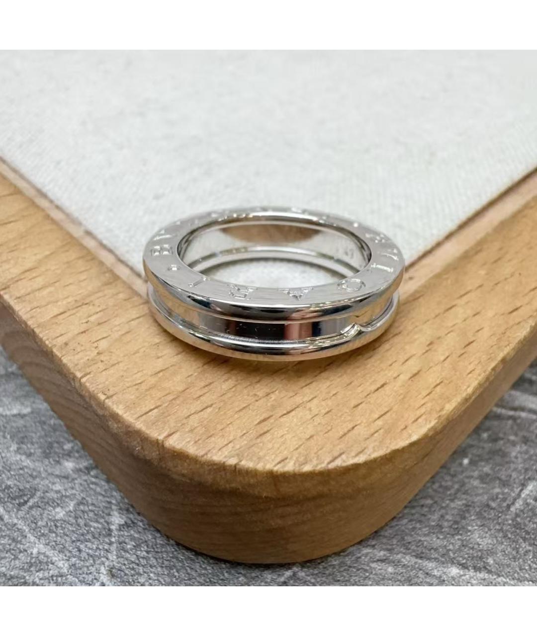 BVLGARI Серебряное кольцо из белого золота, фото 2