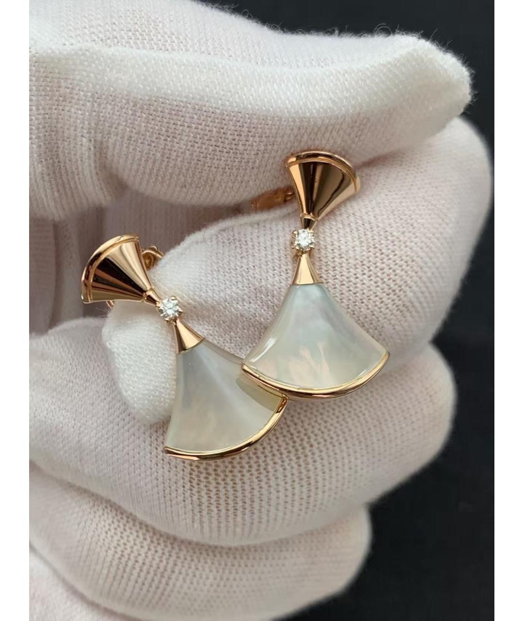 BVLGARI Золотые серьги, фото 2