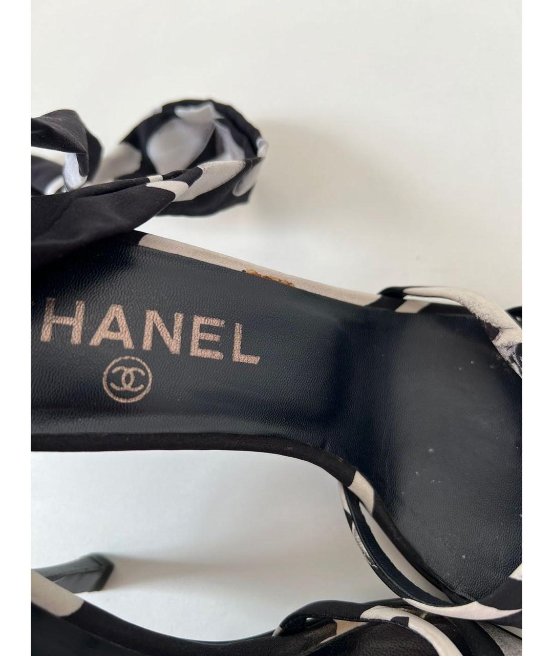 CHANEL Черные кожаные туфли, фото 8