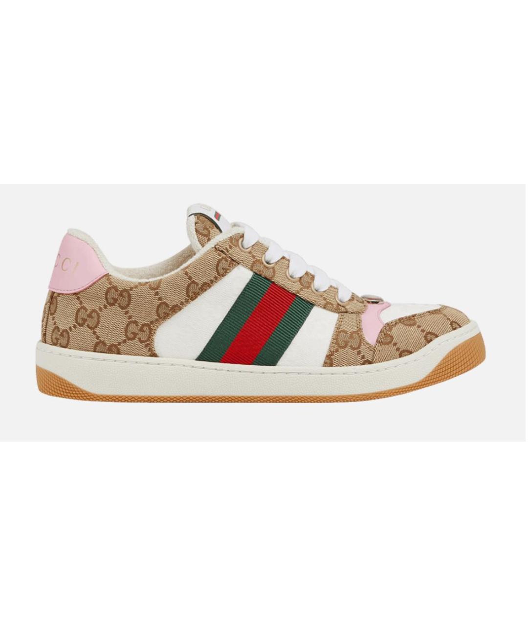 GUCCI Мульти кожаные кеды, фото 9