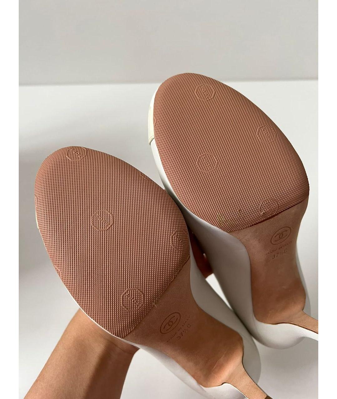CHANEL Кожаные туфли, фото 6