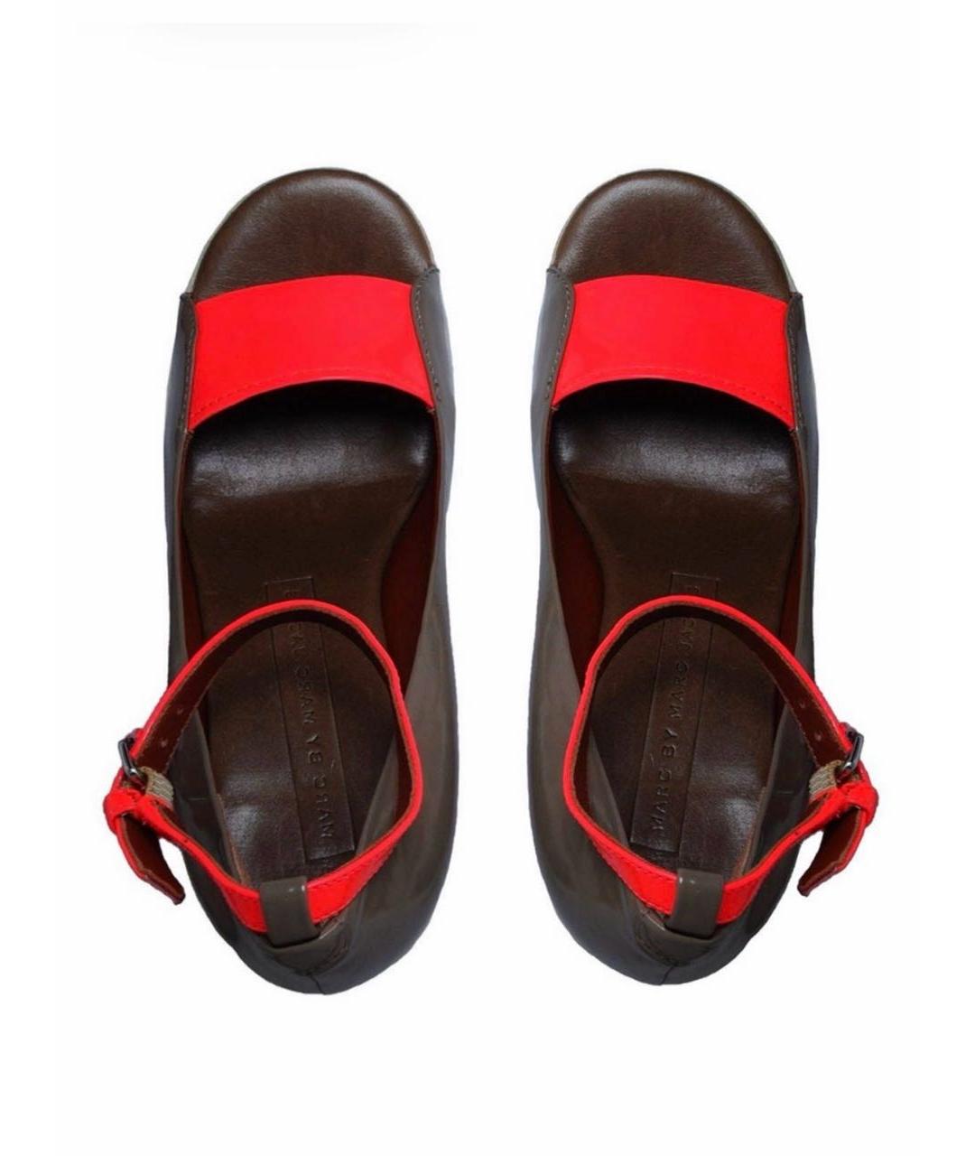 MARC BY MARC JACOBS Мульти кожаные босоножки, фото 2
