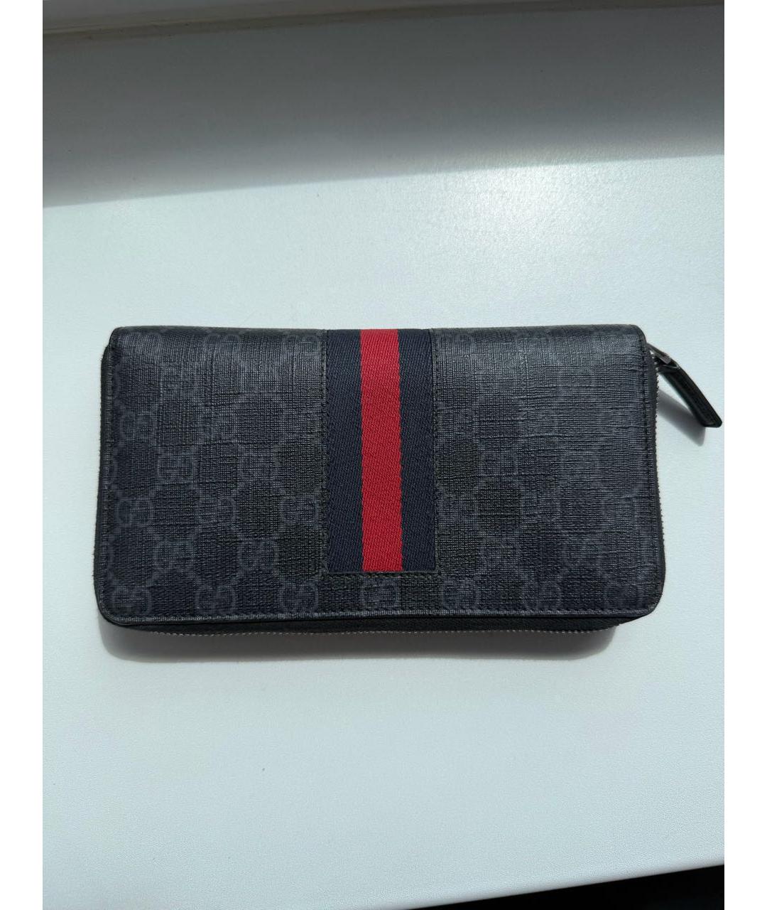 GUCCI Черный кошелек, фото 2
