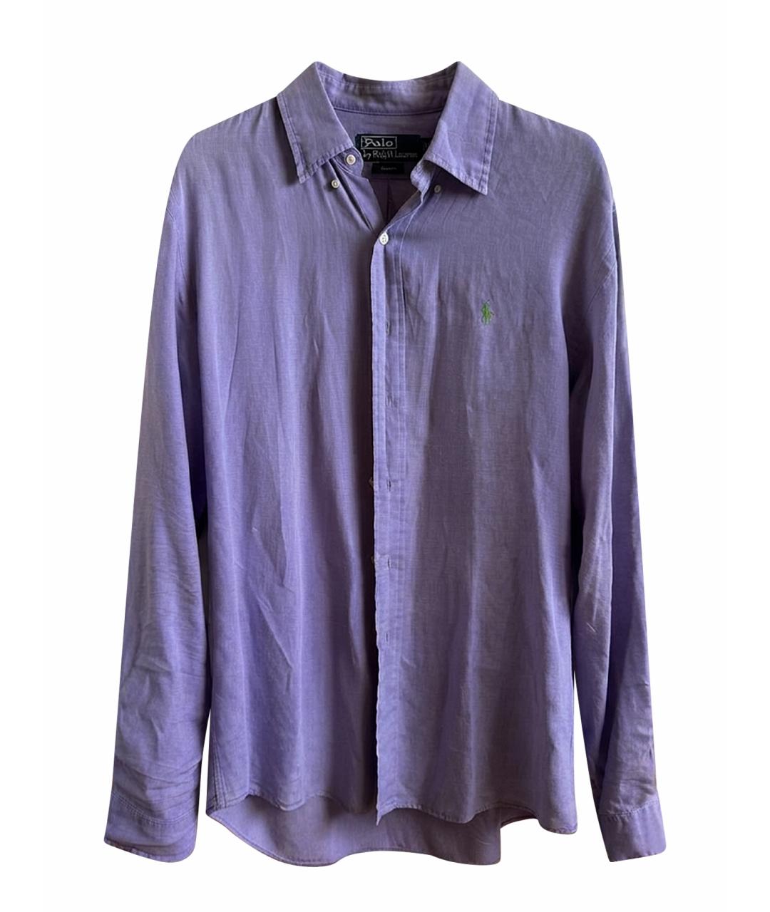 POLO RALPH LAUREN Фуксия льняная кэжуал рубашка, фото 1