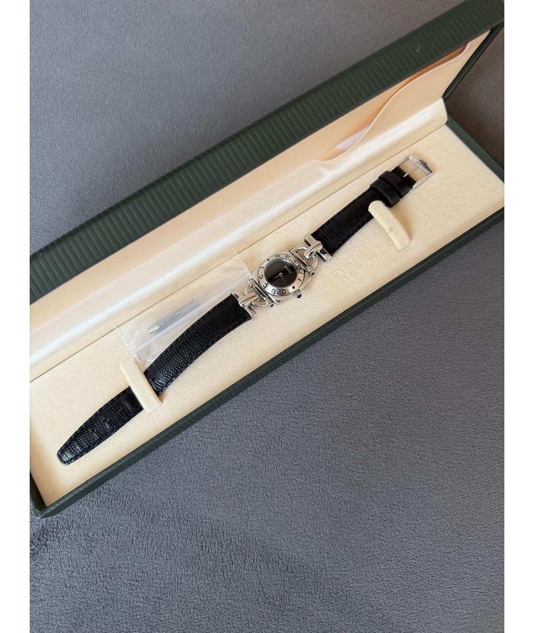 GUCCI Черные часы, фото 4