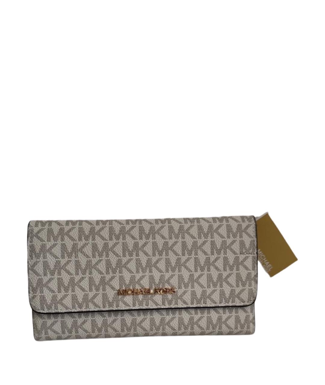 MICHAEL KORS Бежевый кошелек, фото 1