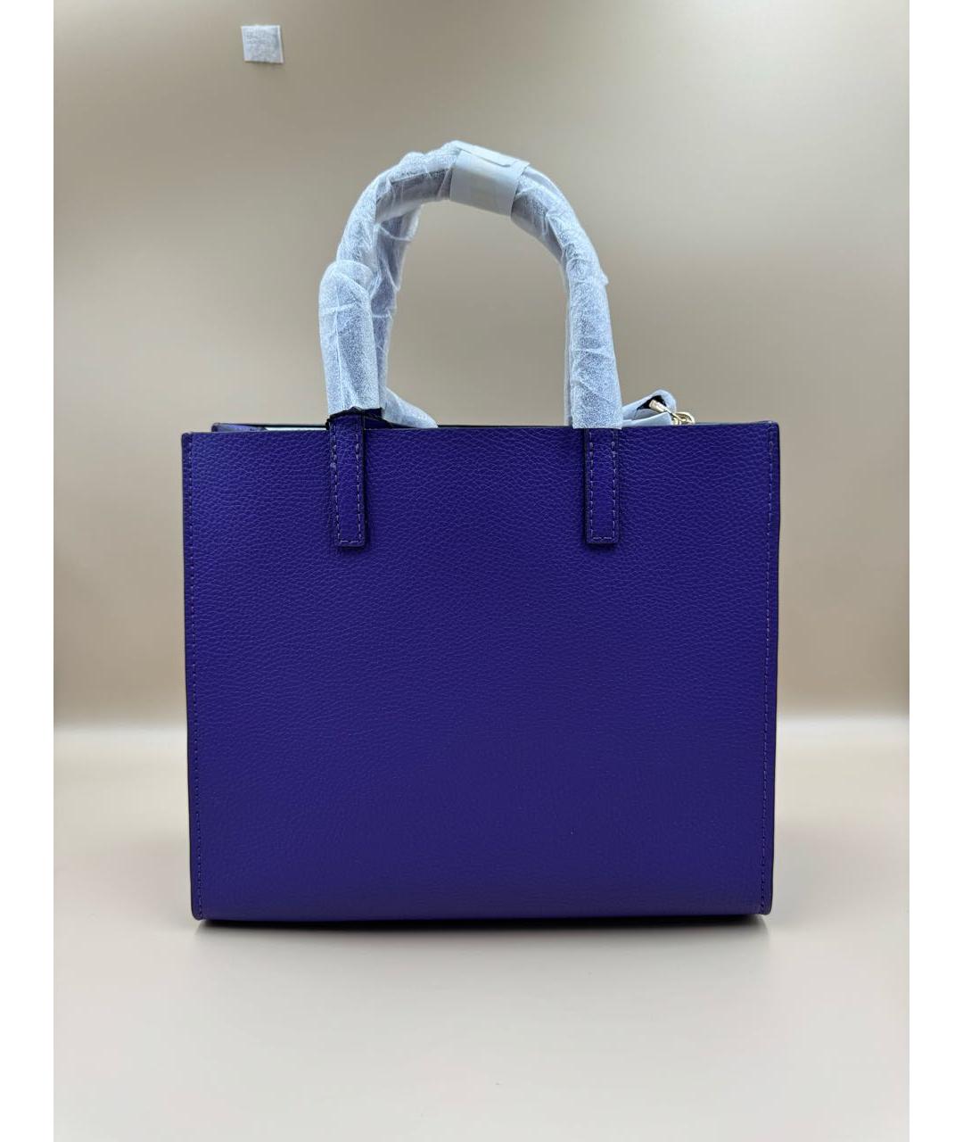 MARC JACOBS Фиолетовая кожаная сумка с короткими ручками, фото 2