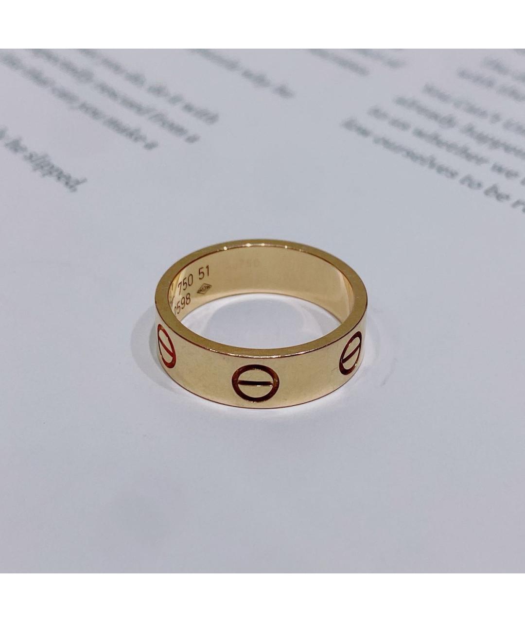 CARTIER Золотое кольцо из розового золота, фото 5