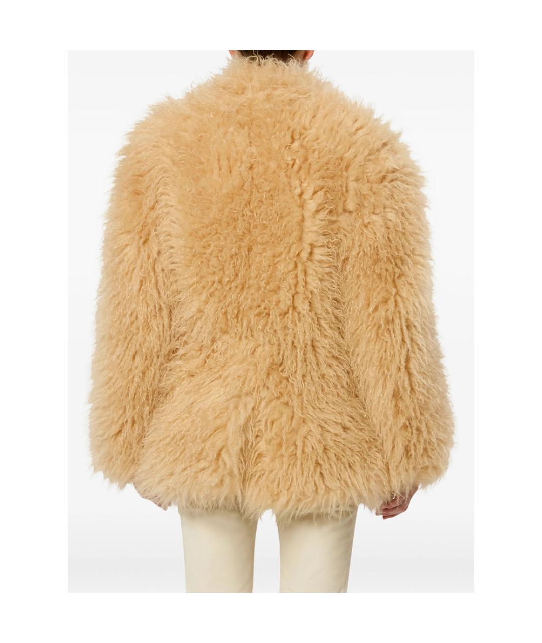 ISABEL MARANT Желтое полиэстеровое пальто, фото 4